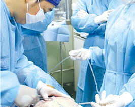 チュメセント液は脂肪の深い層から注入